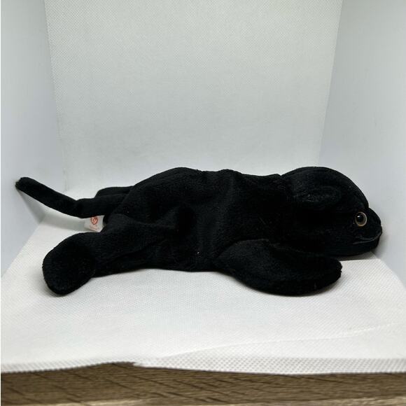 TY BEANIE BABIES VELVET the PANTHER 1995 Plush Stuffed Animal - Picture 4 of 7